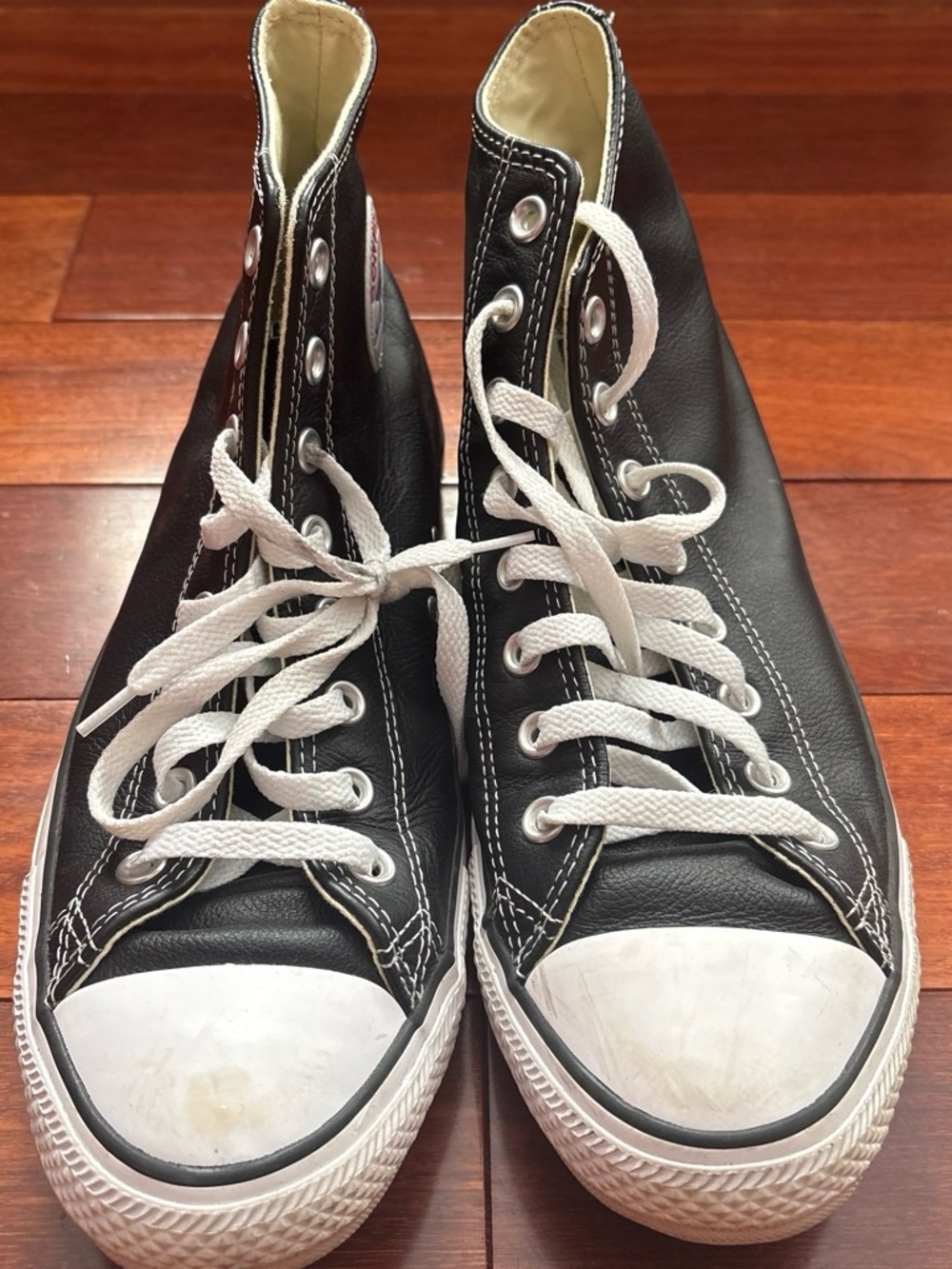 Converse Black and White High-Top Sneakers